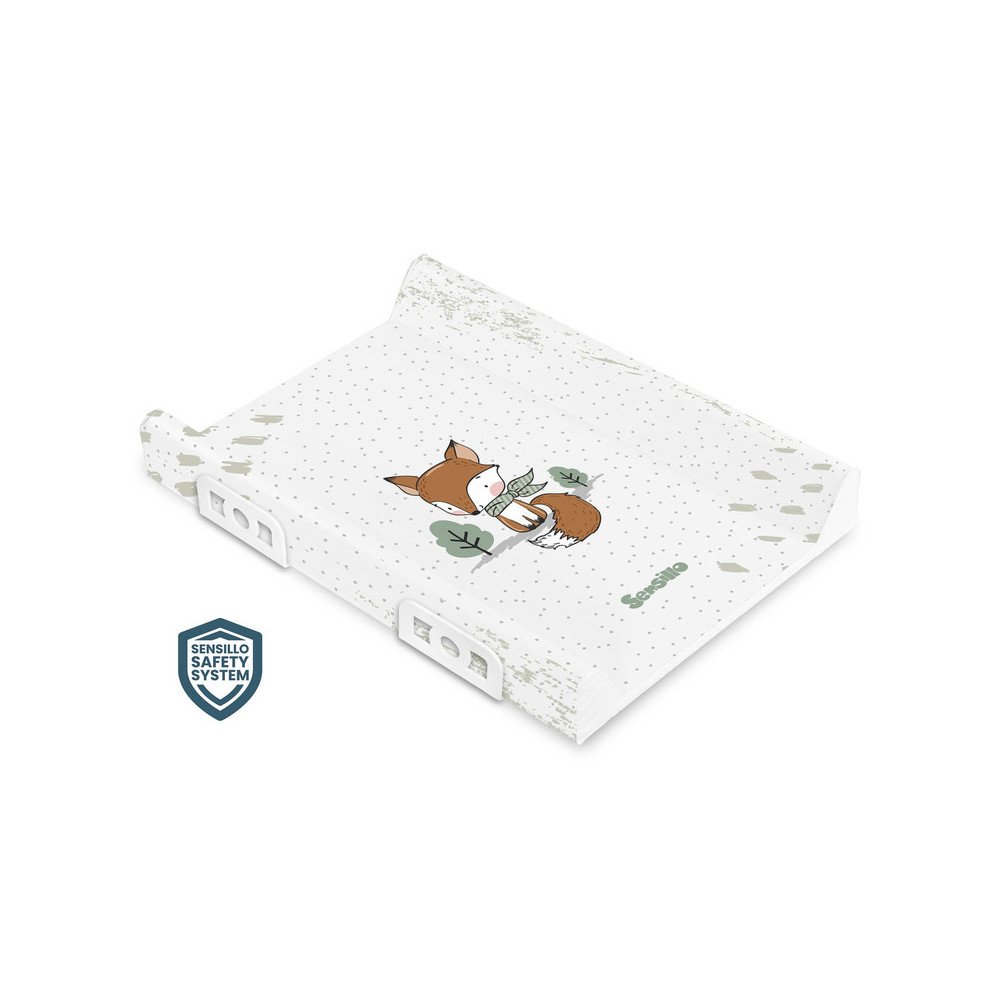 Minkštas pervystymo stalas su saugos sistema Sensillo 70cm - FOX-Priežiūrai, Vystymo lentos, kilimėliai, Vystymo lentos ir jų pr