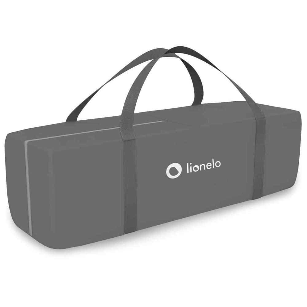 Kelioninė lovytė-maniežas Lionelo Stefi Plus 2in1, Grey White-Miegui, Maniežai, Lionelo maniežai-e-vaikas