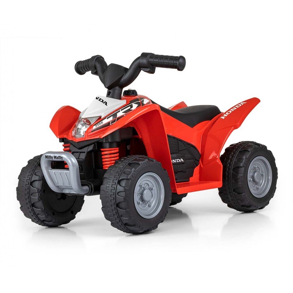 Elektrinis keturratis HONDA ATV, raudonas-Elektromobiliai, Keturračiai ir bagiai-e-vaikas