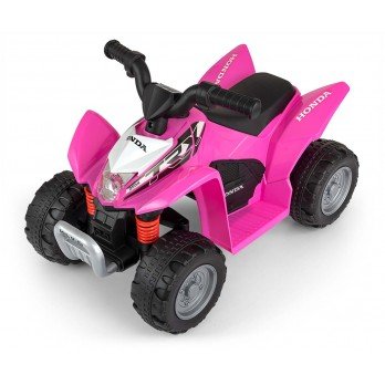 Elektrinis keturratis HONDA ATV, rožinis-Elektromobiliai, Keturračiai ir bagiai-e-vaikas
