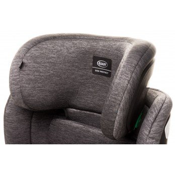 Automobilinė kėdutė App-fix I-Size 4baby, 100-150 cm, pilka-Automobilinės kėdutės, 15-36 kg-e-vaikas