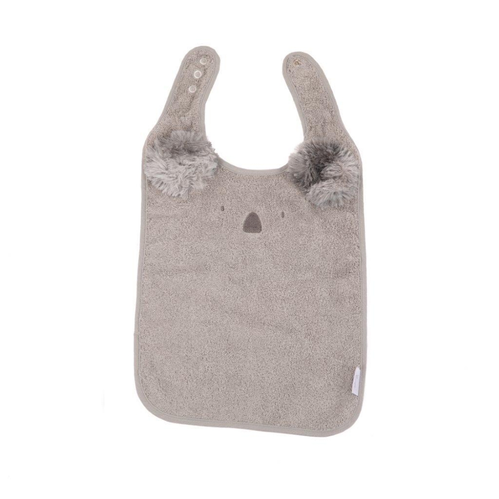 "B-Bib" ekologiškas ekologiškas "Koala" pilkos spalvos-Maitinimui, Seilinukai-e-vaikas