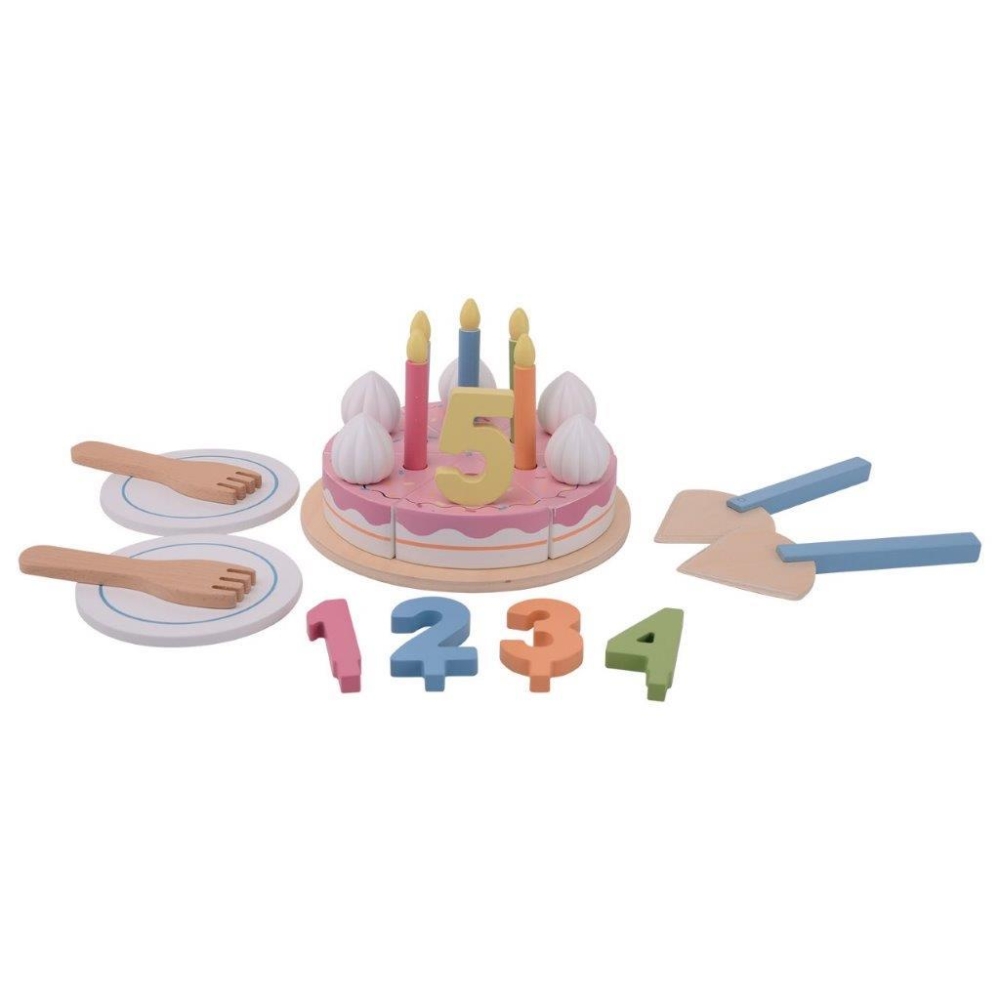 Medinis gimtadienio tortas ir priedai-Žaislai, Profesijos, buities žaislai, Mažiesiems kulinarams-e-vaikas