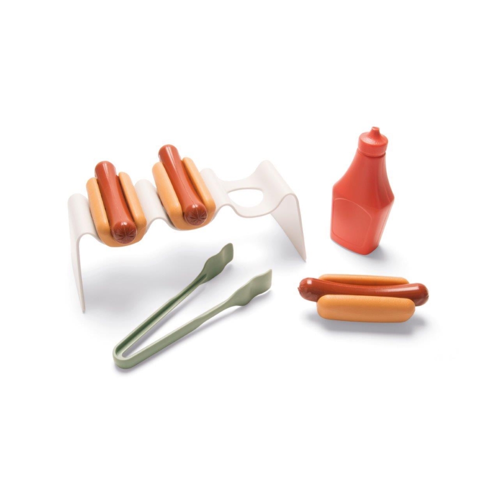 GREEN GARDEN Hot dog rinkinys-Žaislai, Profesijos, buities žaislai, Mažiesiems kulinarams-e-vaikas