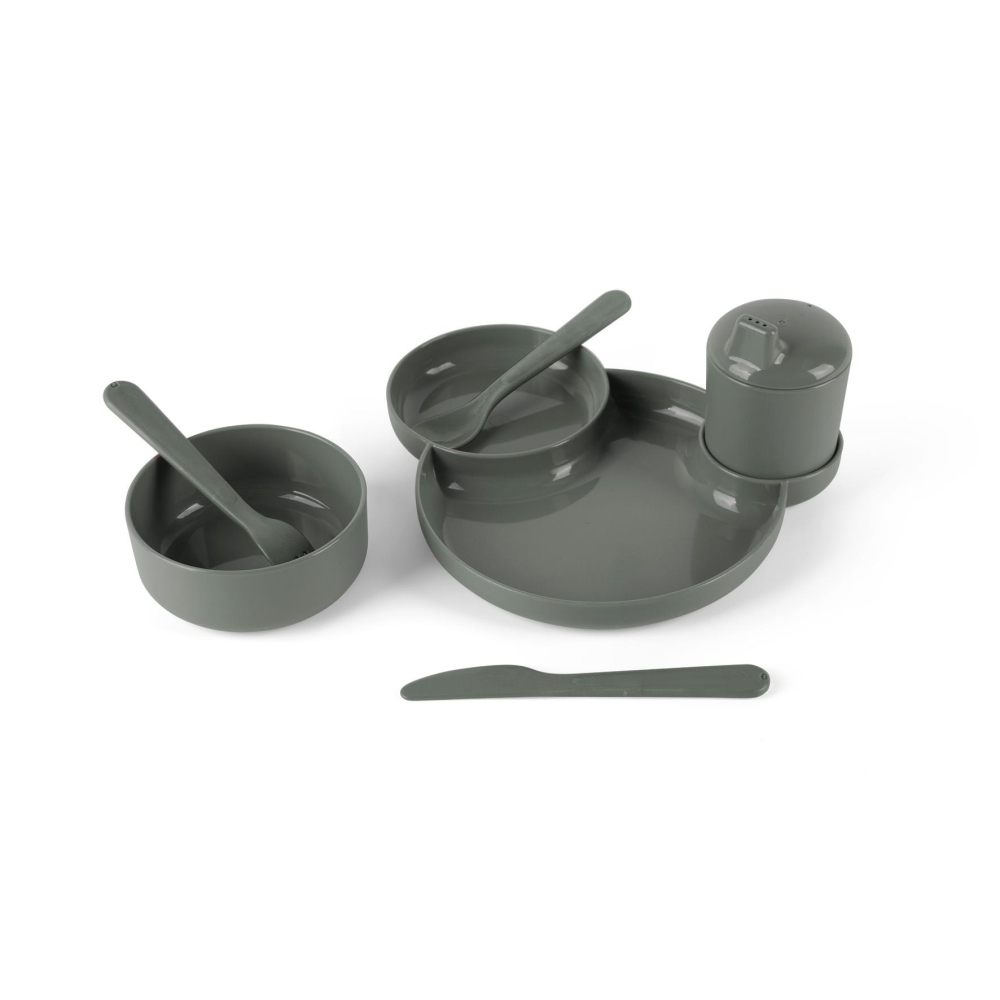 TINY BIObased Zestaw naczyń Dinnertime Olive