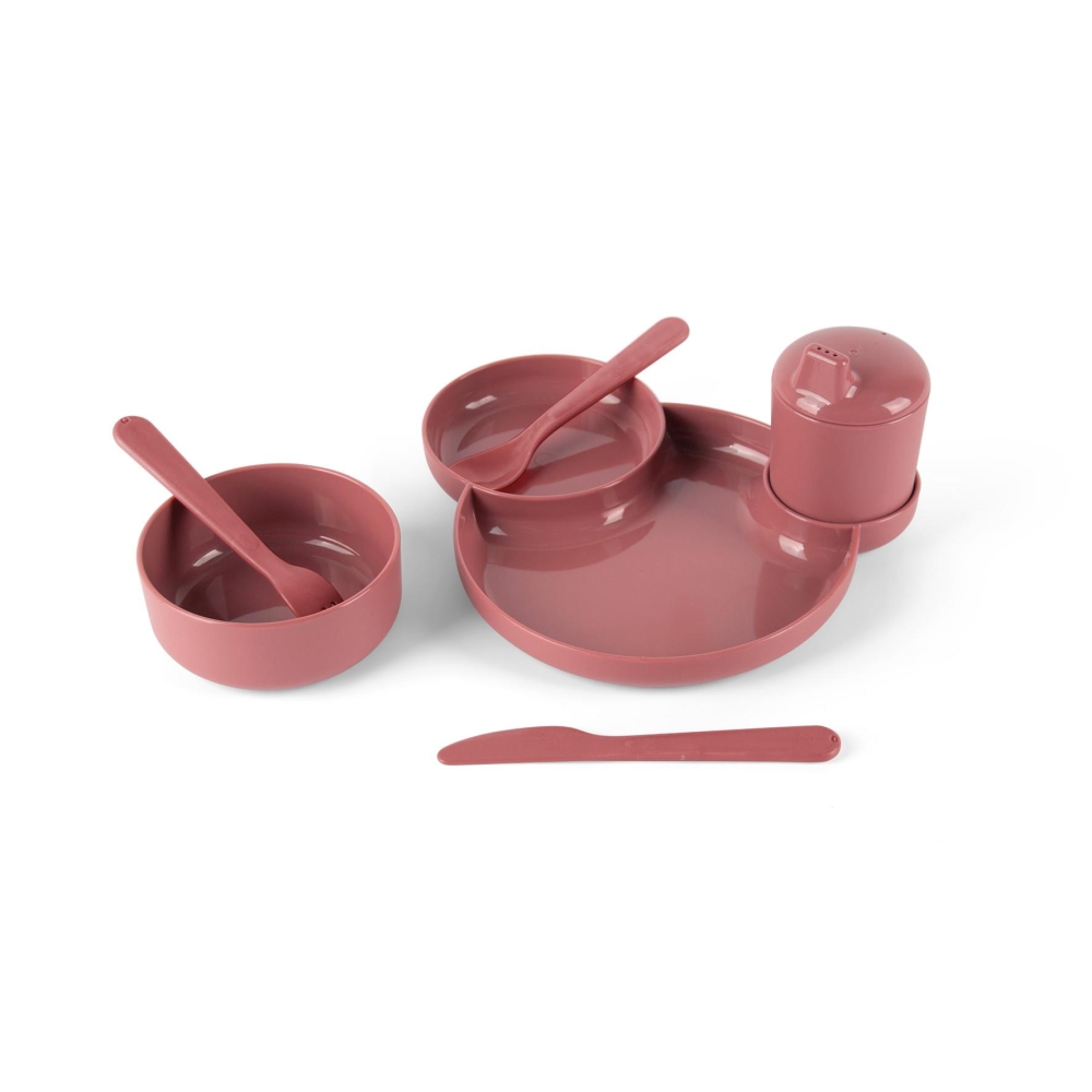 TINY BIObased Zestaw naczyń Dinnertime Red