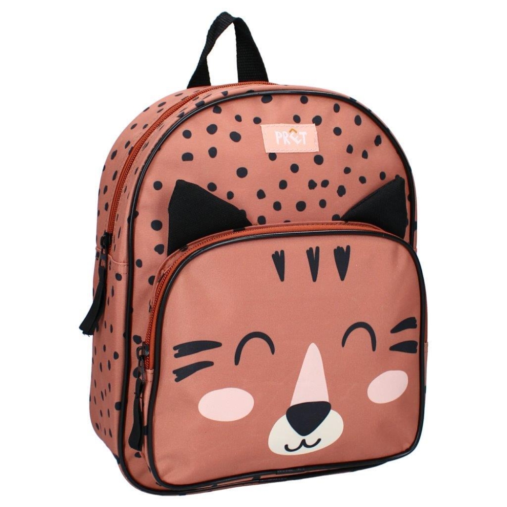 PRET Kitty Giggle Brown vaikiška kuprinė-Drabužiai ir aksesuarai, Aksesuarai, Rankinės, kuprinės, lagaminai-e-vaikas