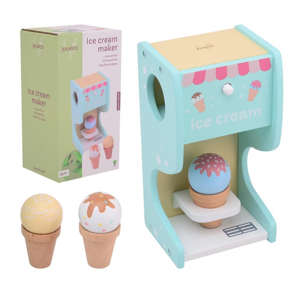 Drewniany automat do lodów lodziarnia Ice Cream