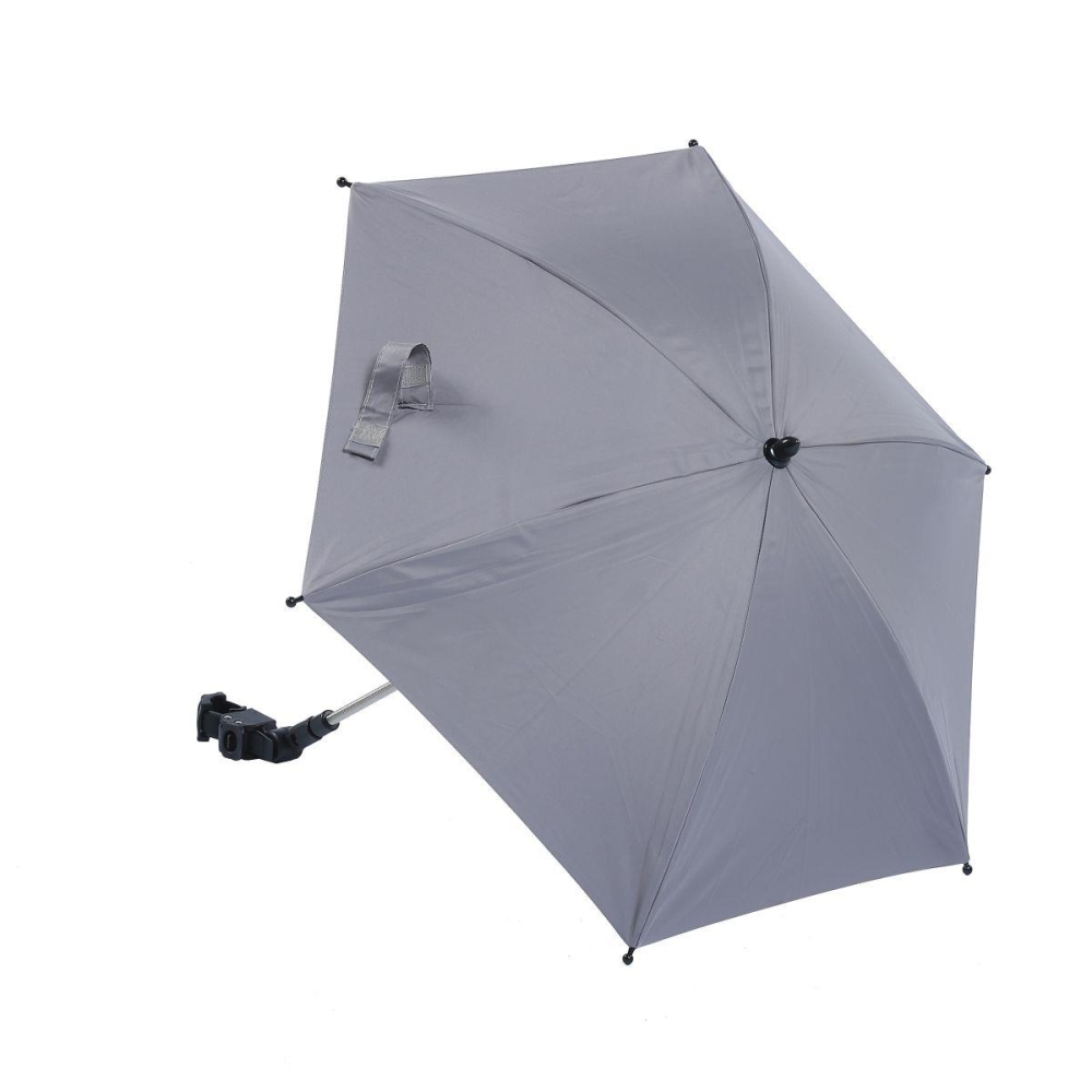 Universalus vežimėlio skėtis PARASOL TB UV 50+ Mid Grey-Vežimėlių priedai, Kiti priedai-e-vaikas