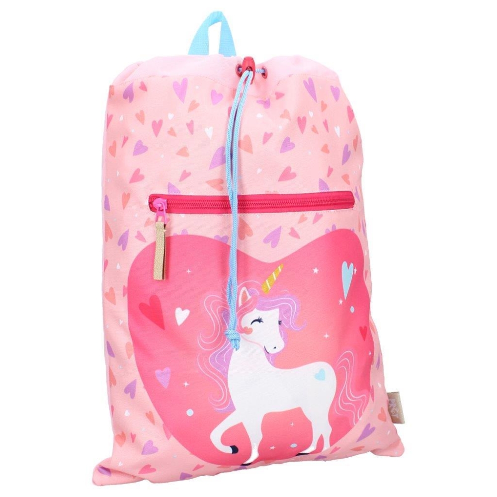 Worek plecak PRET Happy Unicorn pink