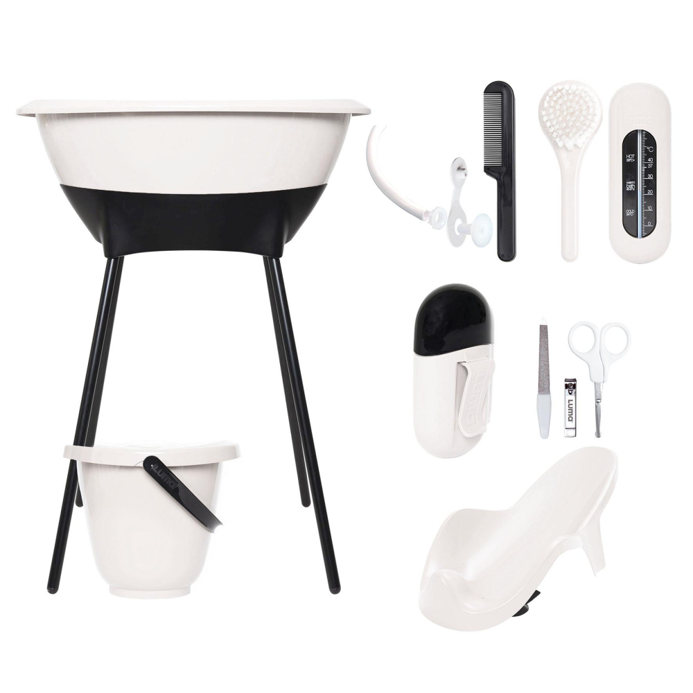 Zestaw kąpielowy 8 elem.LUMA Silk Oat