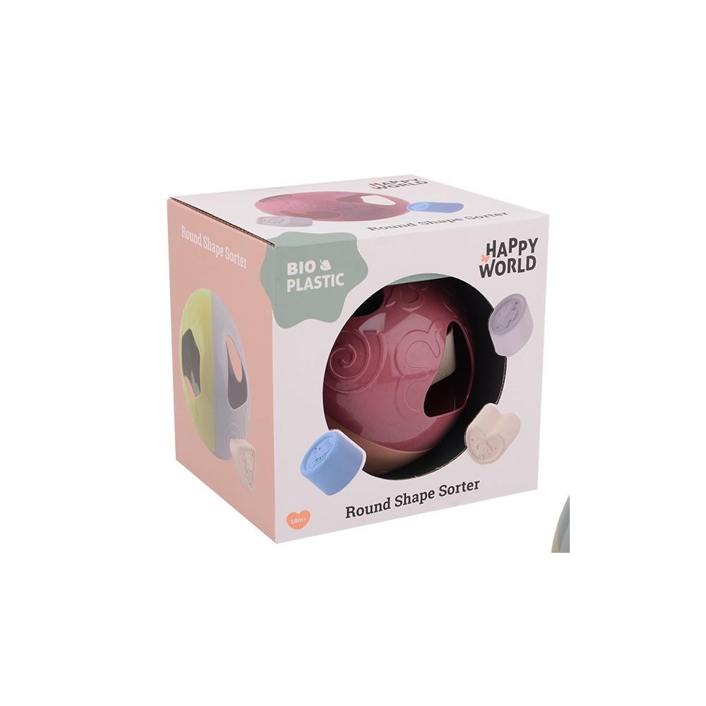 Sorter kształtów piłka BIOplastik Happy MINT 18m+