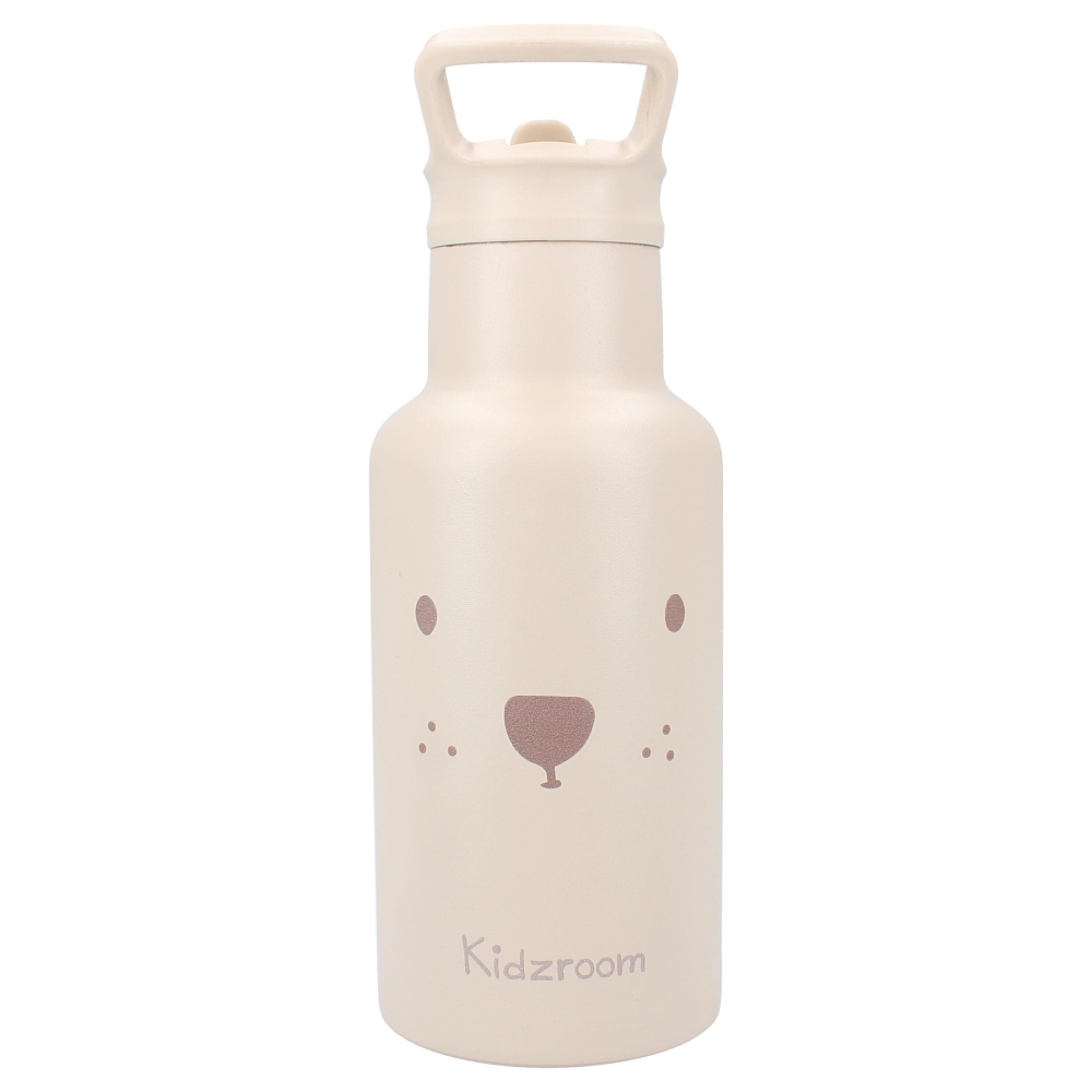 Nerūdijančio plieno termo gertuvė 350 ml KIDZROOM Beary Excited-Maitinimui, Indai, įrankiai, gertuvės, Puodeliai, gertuvės, Term