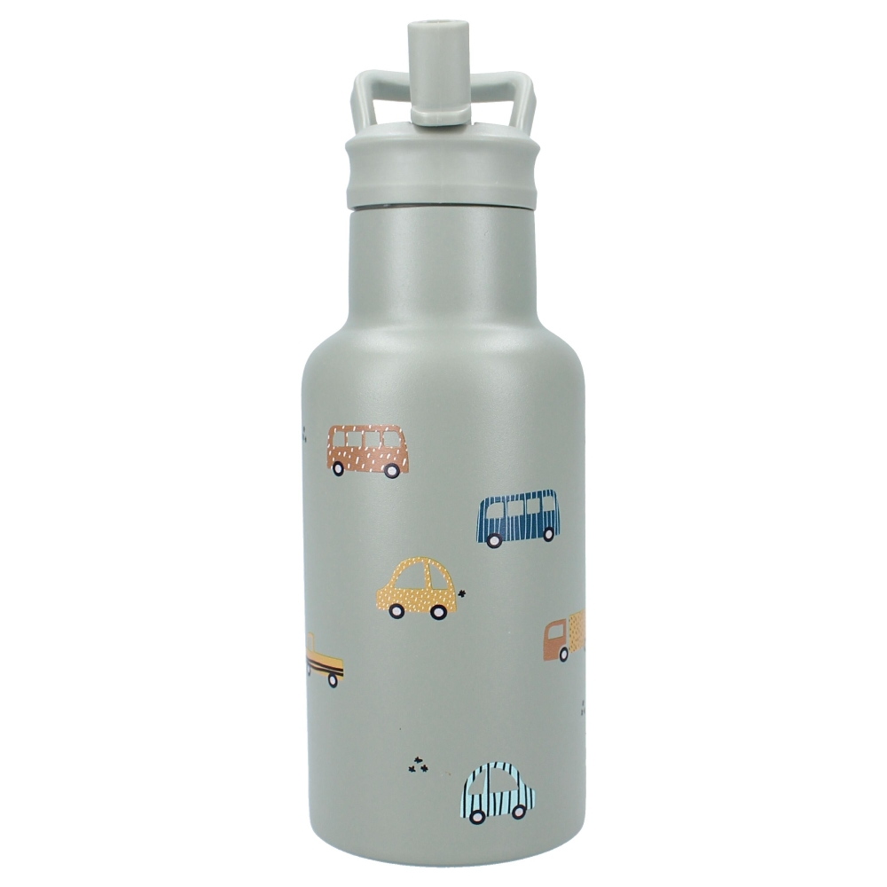 Nerūdijančio plieno termo gertuvė 350 ml KIDZROOM Sweet Cars-Maitinimui, Indai, įrankiai, gertuvės, Puodeliai, gertuvės, Termo i