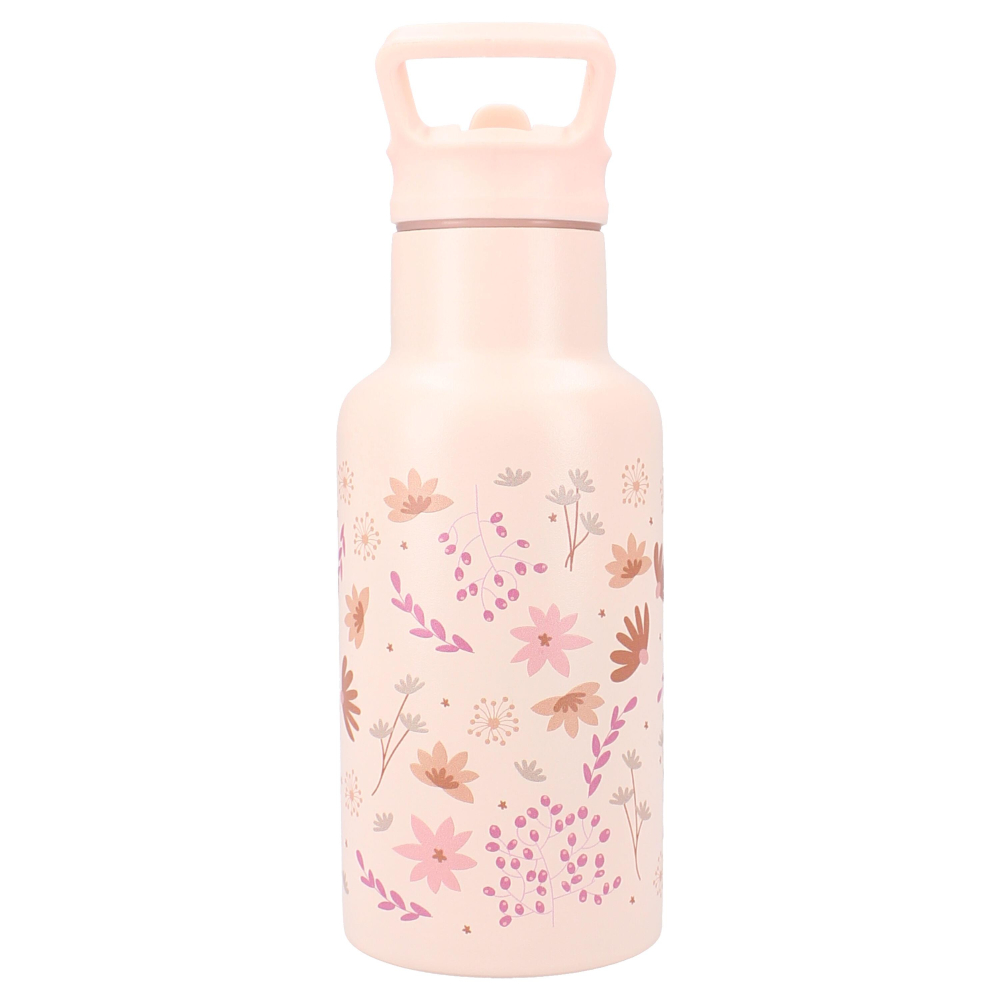 Nerūdijančio plieno termo gertuvė 350 ml KIDZROOM Memories Flowers-Maitinimui, Indai, įrankiai, gertuvės, Puodeliai, gertuvės, T
