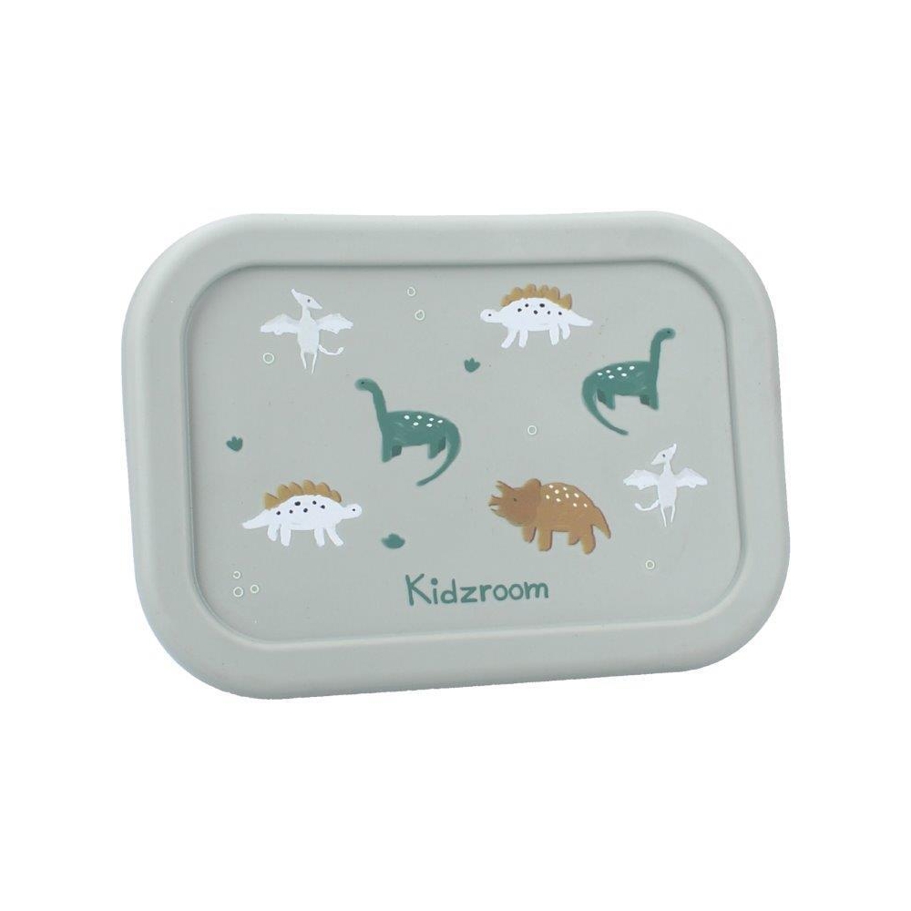 Lunchbox pojemnik silikon KIDZROOM Small Dino