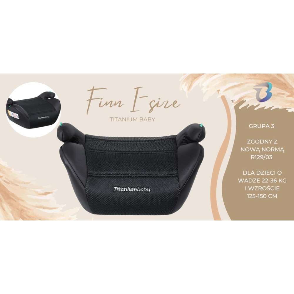 Fotelik samochodowy FINN I-size Titanium Baby 2025