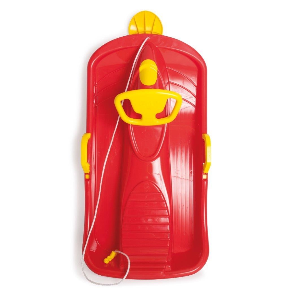 SANKI z kierownicą i hamulcami red 95cm classic