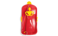 SANKI z kierownicą i hamulcami red 95cm classic