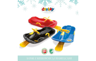 SANKI z kierownicą i hamulcami red 95cm classic