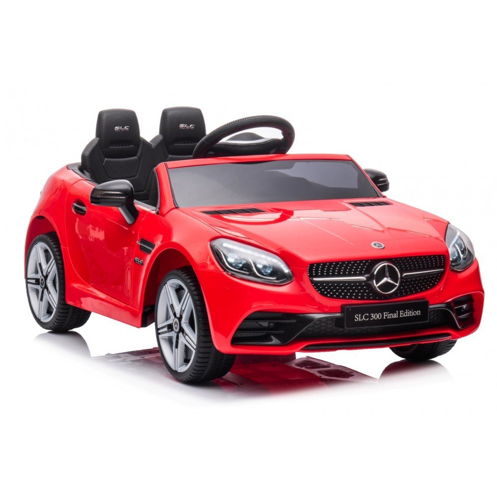 Elektromobilis Mercedes BENZ SLC300 Cabrio, raudonas-Elektromobiliai, Mašinos-e-vaikas