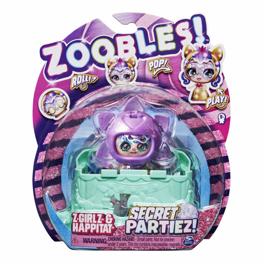ZOOBLES figūrėlė Girls Secret Partiez, 2 serija, asort.