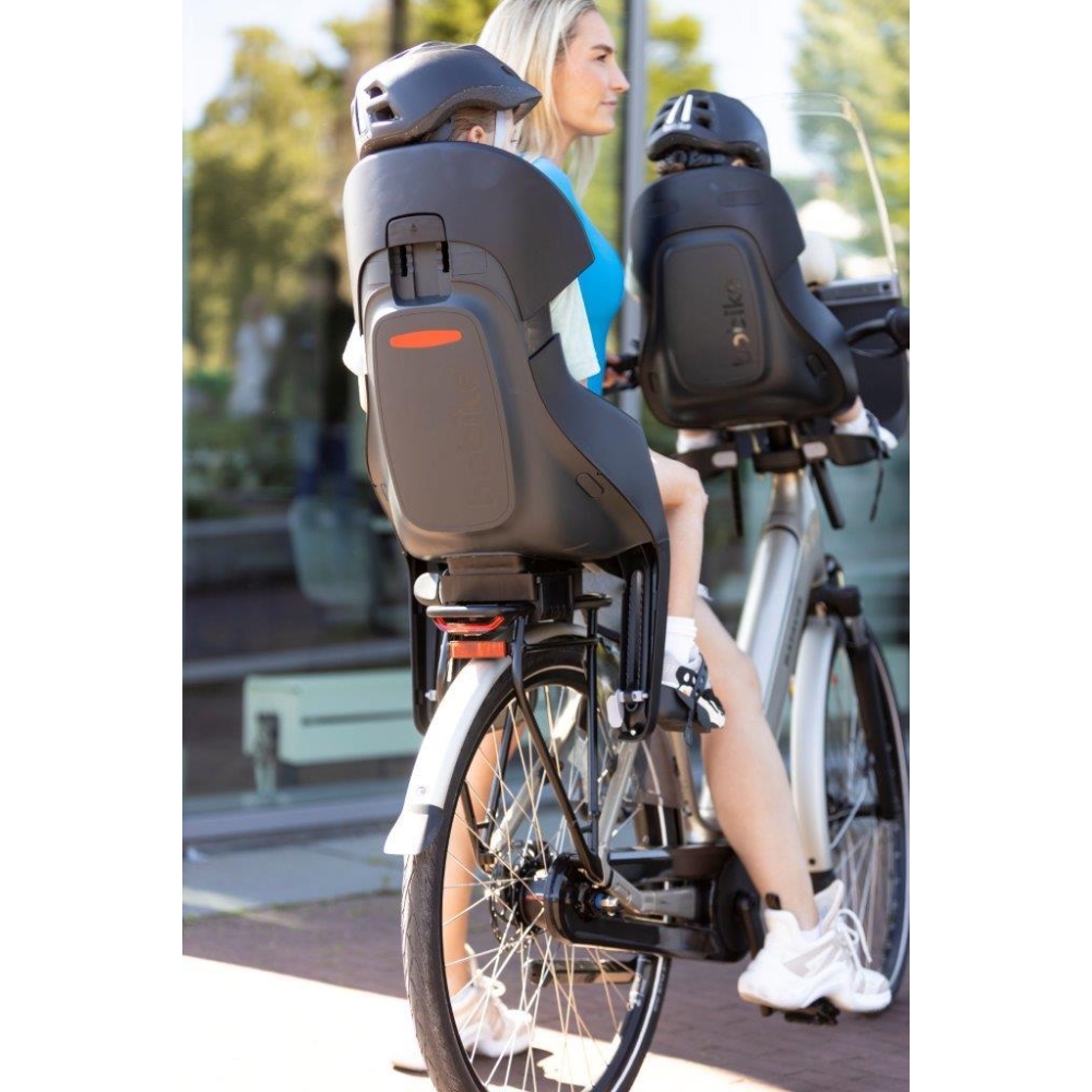 Dviračio kėdutė BOBIKE MAXI EVOLVE, Urban Black-Judėjimui, Dviračių kėdutės ir jų priedai-e-vaikas