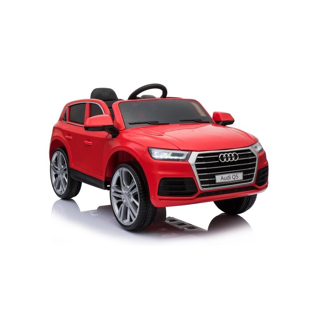 "Audi Q5" raudonos spalvos akumuliatorius-Elektromobiliai, Visureigiai-e-vaikas