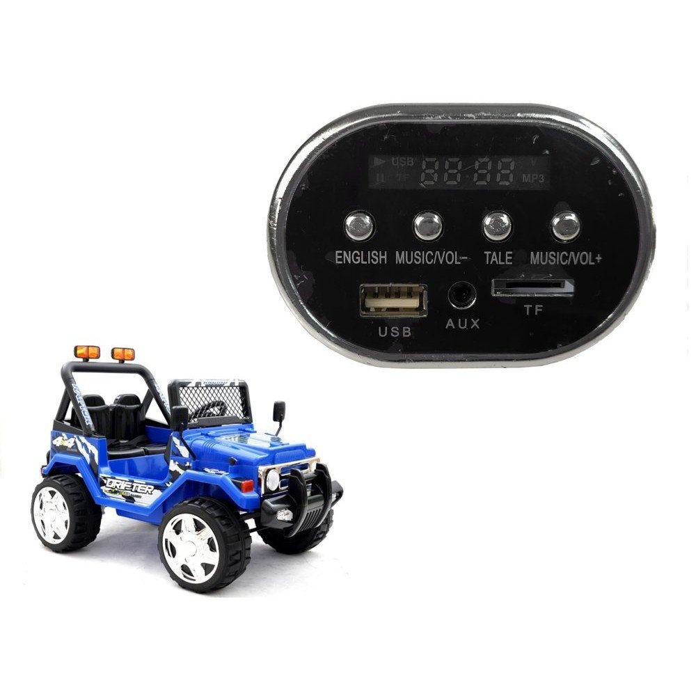 Muzikinis skydelis automobiliui Jeep S618-Elektromobilių dalys, LCD, MP4, muzikos skydeliai-e-vaikas