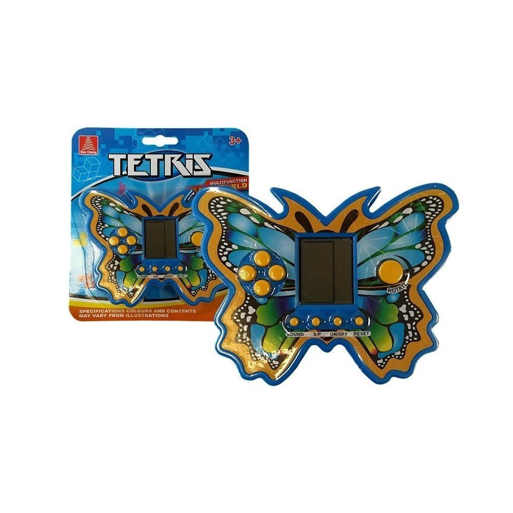 Elektroninis žaidimas Tetris Butterfly Blue-Žaislai, Lavinamieji žaislai, Stalo žaidimai, Kiti lavinamieji žaislai-e-vaikas