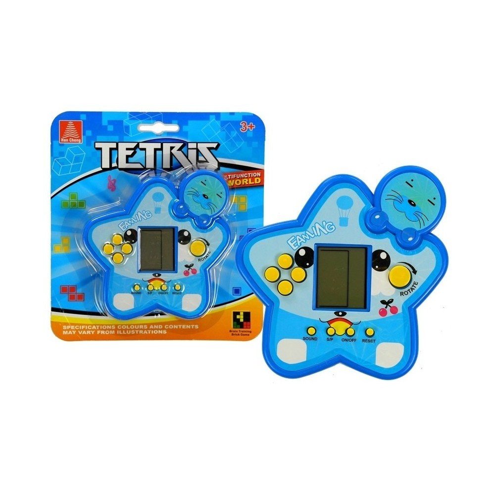 Elektroninis žaidimas Tetris Star Blue-Žaislai, Lavinamieji žaislai, Stalo žaidimai, Kiti lavinamieji žaislai-e-vaikas