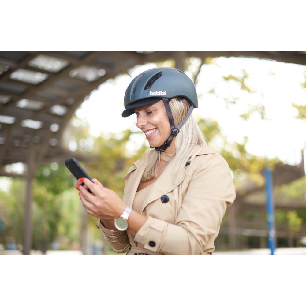 Šalmas KASK Bobike City, M dydis, pilkas-Judėjimui, Šalmai, apsaugos-e-vaikas