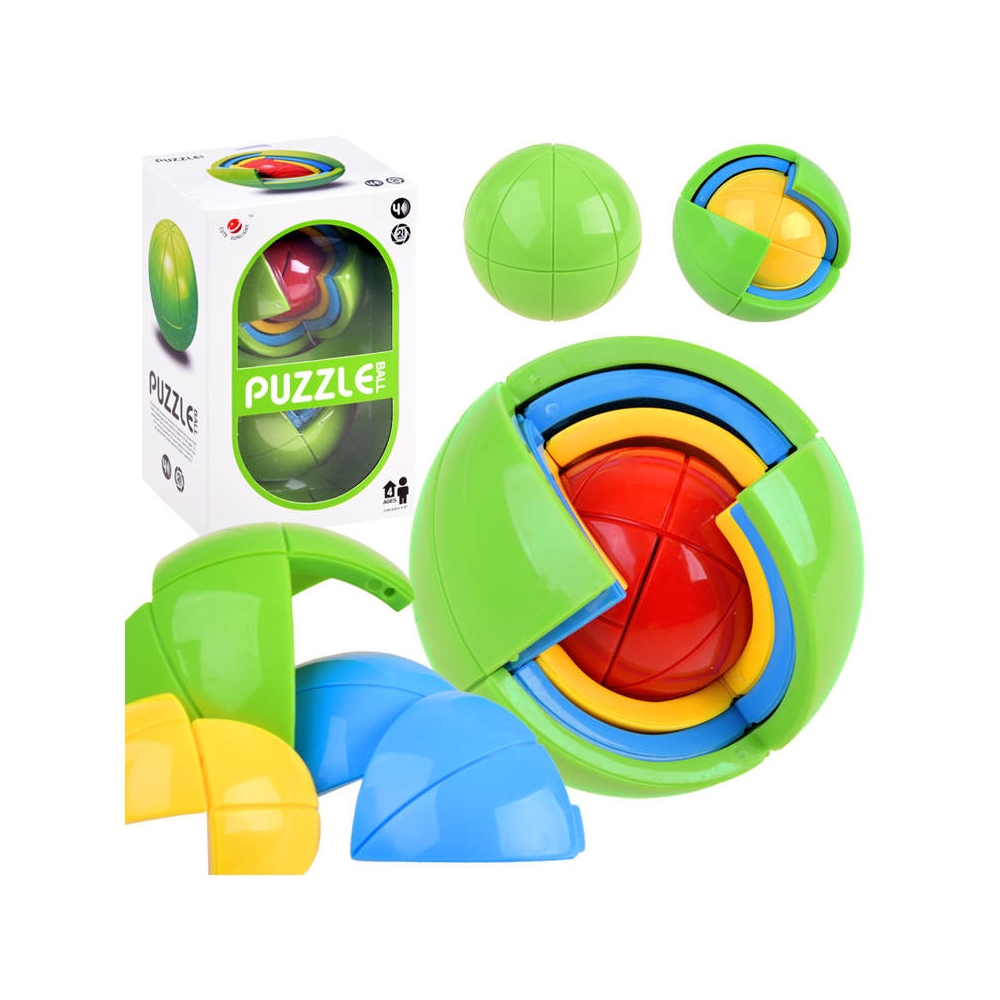 Žaidimas BALL 3D PUZZLE dėlionė - kamuolys GR0067-Žaislai, Dėlionės, 3D - tūrinės dėlionės-e-vaikas