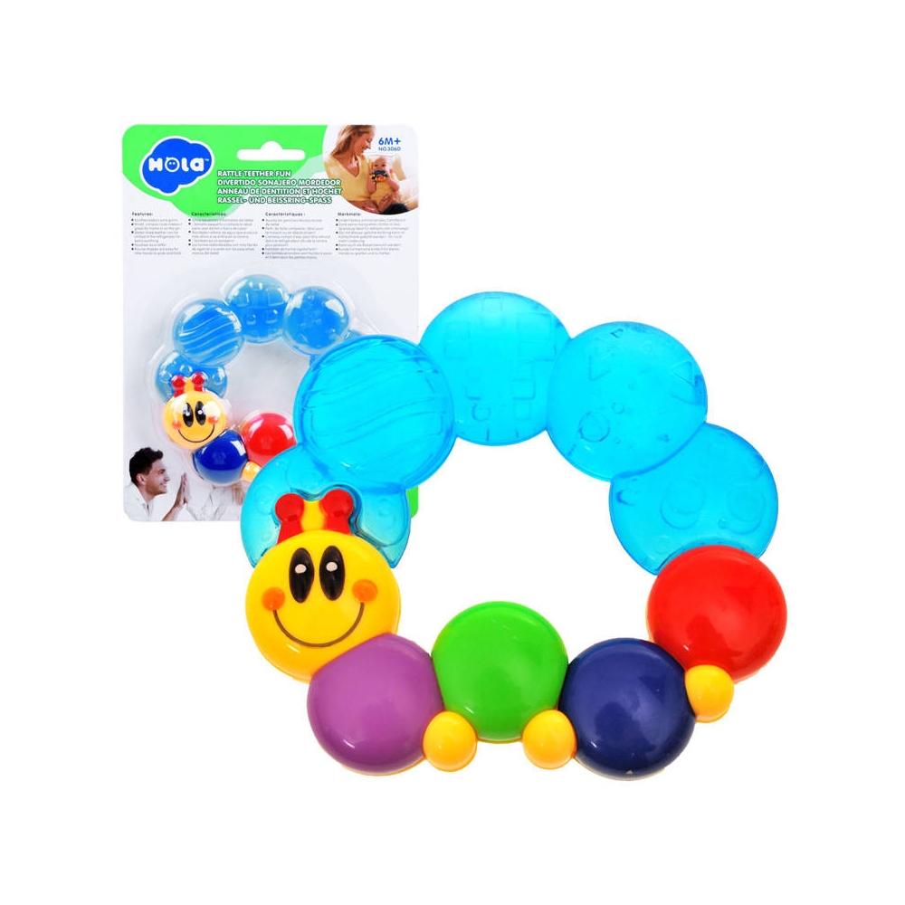 Teether for baby caterpillar TEETHING ZA0635