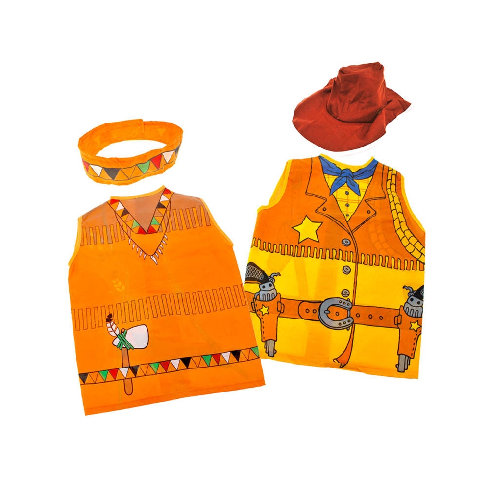 Policininko kostiumas Indian Cowboy Knight ZA1214-Drabužiai ir aksesuarai, Karnavalinė apranga-e-vaikas