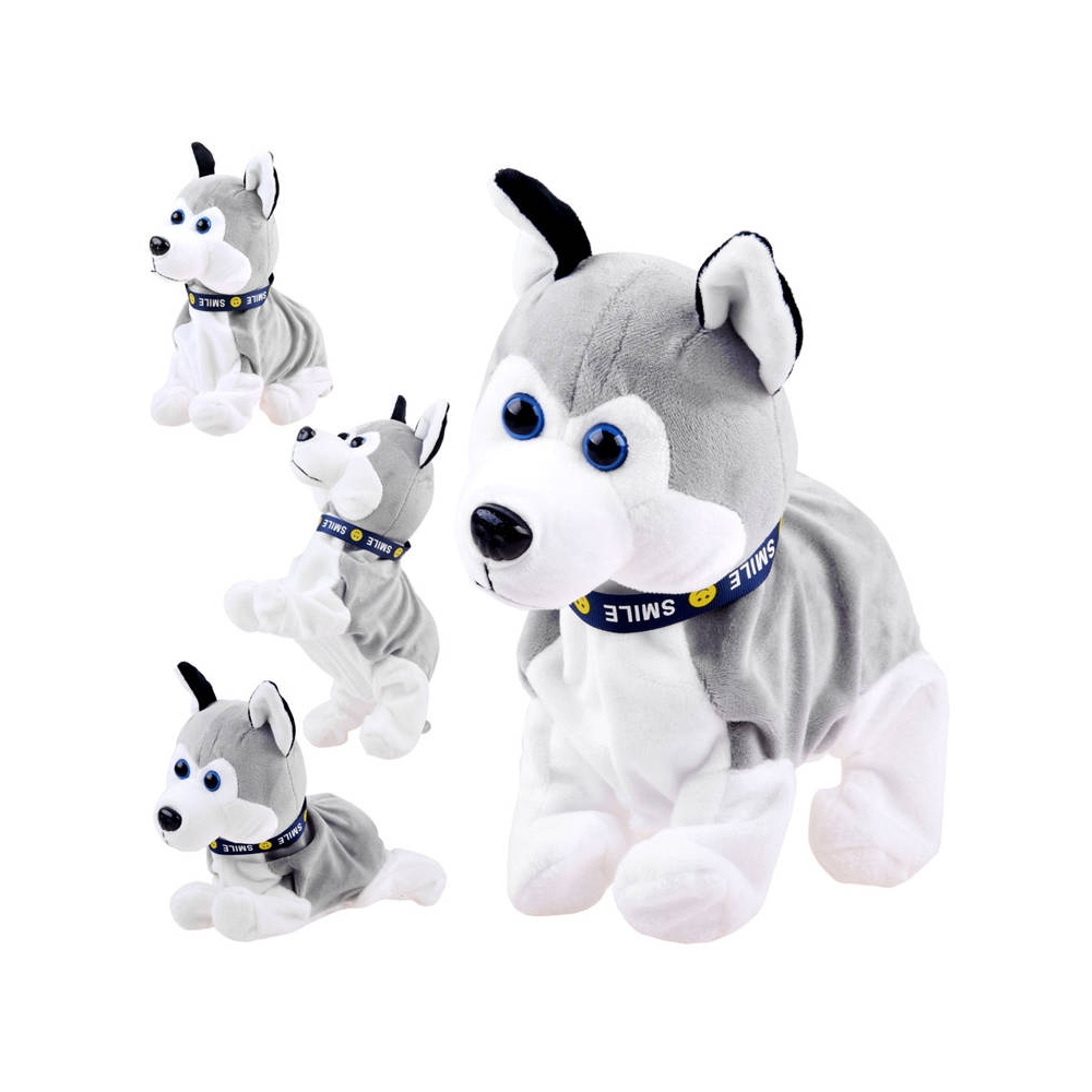 Interactive Husky dog reacts to touch ZA1333
