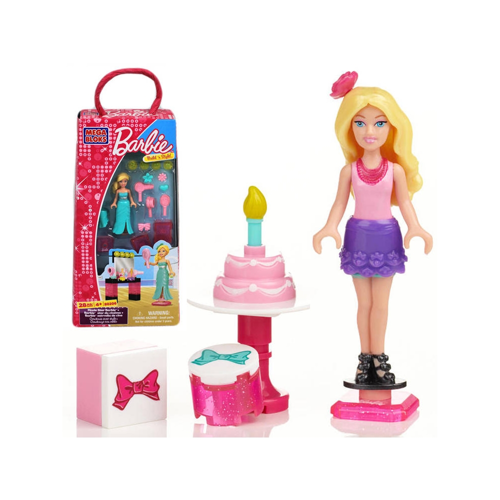 Konstruktorius Mega Bloks BARBIE DOLL ZA1891, 1 vnt-Žaislai, Konstruktoriai, Lego, statybiniai blokai-e-vaikas