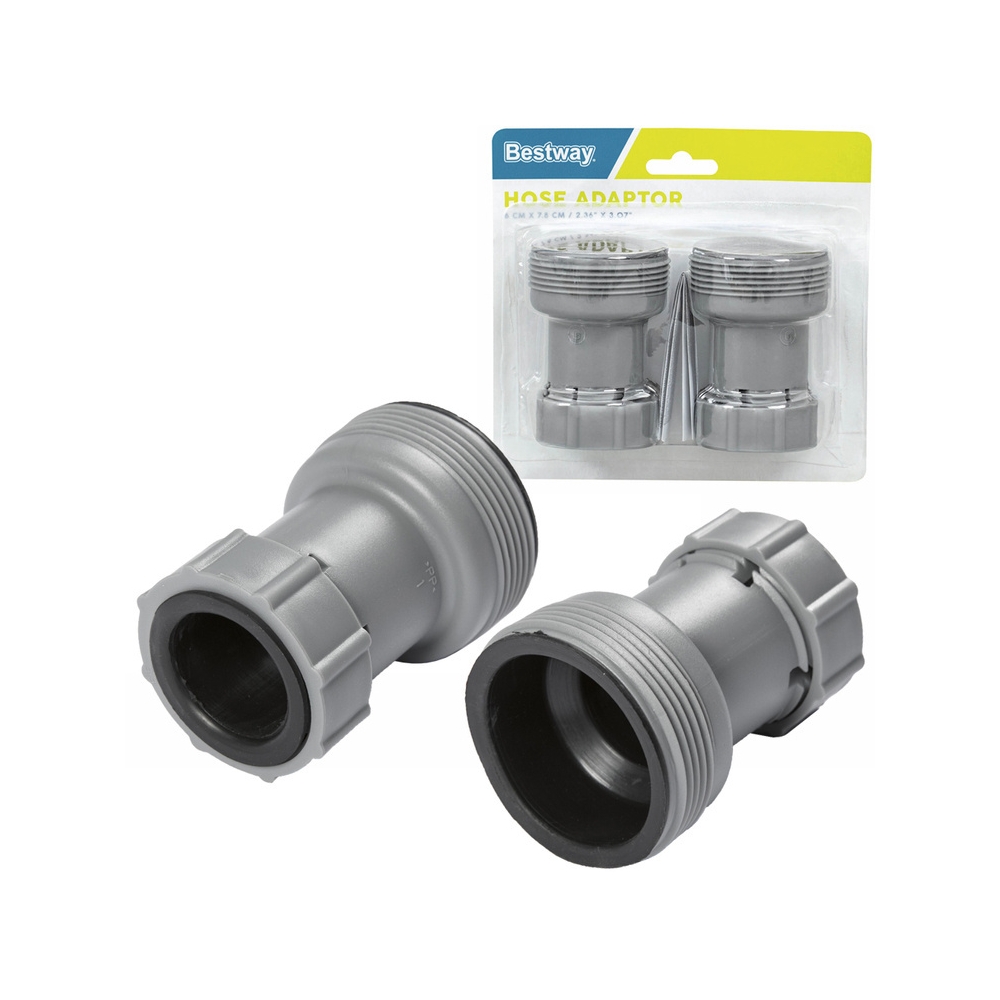 "Bestway" adapteriai 2 vnt. jungčių 38 mm siurbliams 58236-Baseinai, Baseinų priedai-e-vaikas