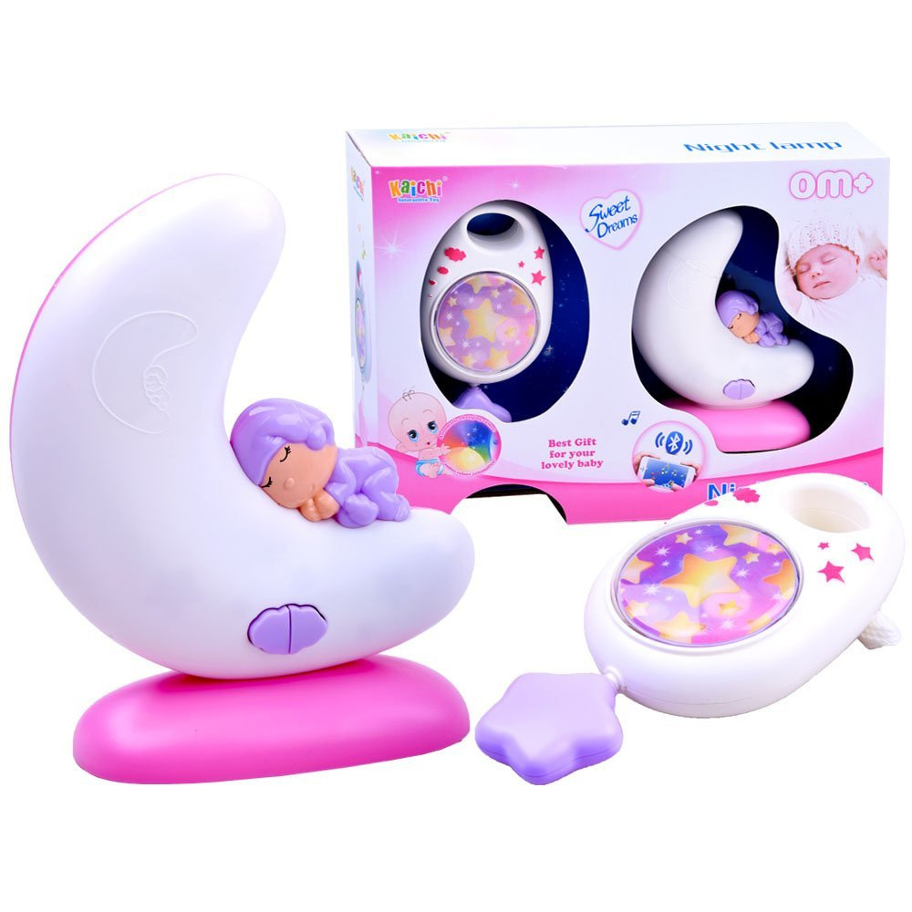 2in1 Muzikinė dėžutė + naktinė lempa kūdikiui "Bluetooth" ZA2645-Miegui, Migdukai ir karuselės, Miego žaislai-e-vaikas