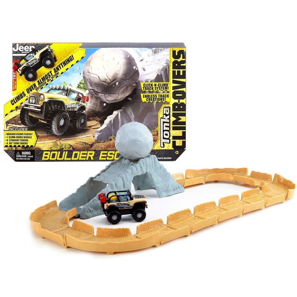 Hasbro Tonka Tonka Boulder Escape trasa + žaislinis automobilis ZA2775-Žaislai, Auto ir transporto žaislai, Garažai, trasos ir k