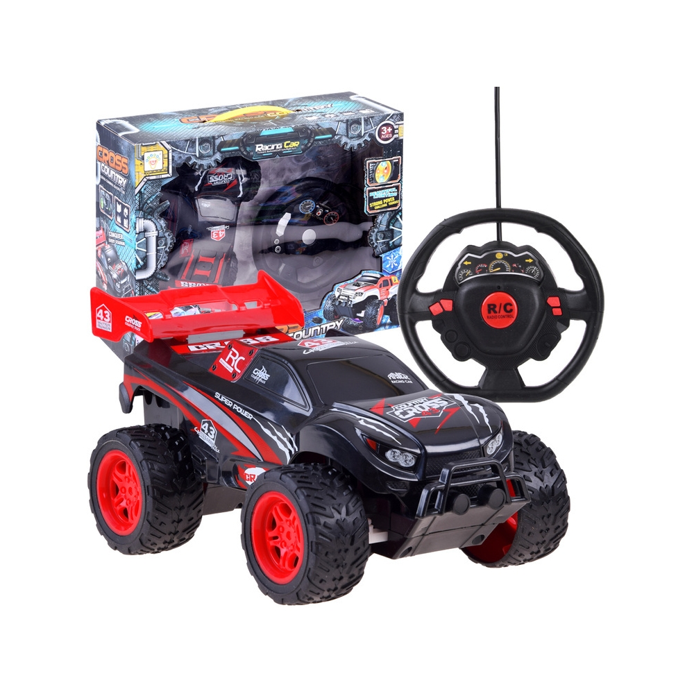 Nuotoliniu būdu valdomas automobilis Cross Country + RC0488-Žaislai, Auto ir transporto žaislai, Valdomos radijo bangomis-e-vaik