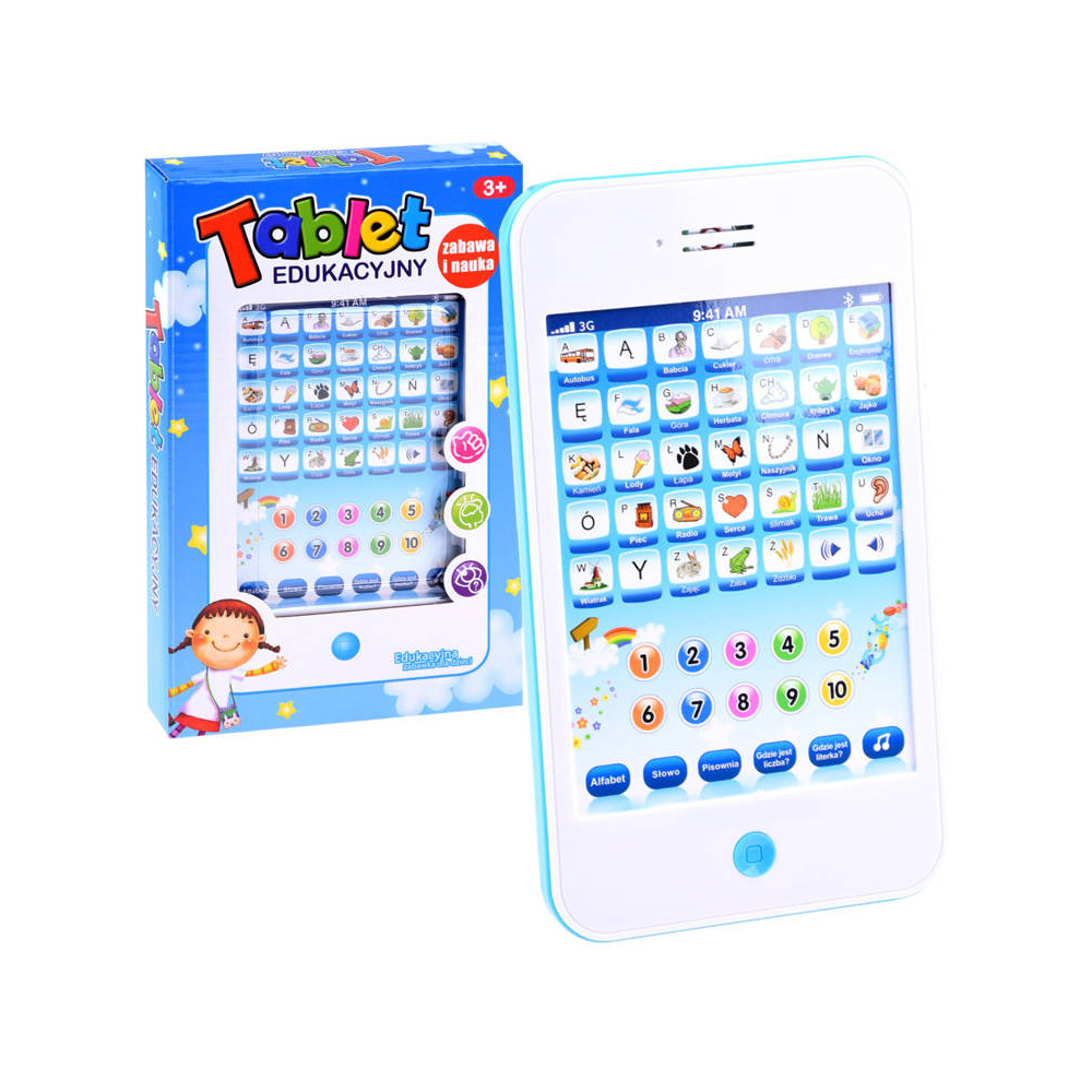 Interaktyvus mokomasis planšetinis kompiuteris moko ir linksmina ZA3223-Žaislai, Interaktyvūs žaislai-e-vaikas