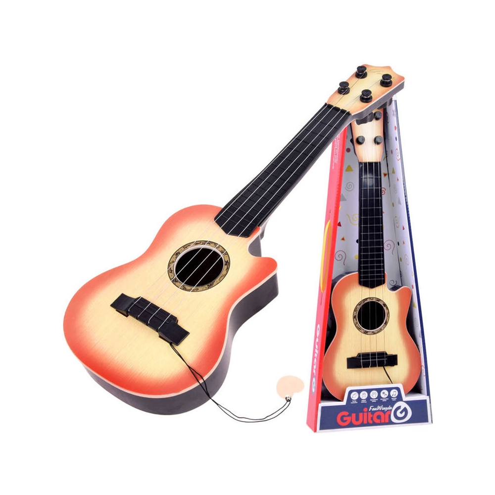 Maža 4 stygų gitara vaikams, plunksninė IN0120-Žaislai, Muzikiniai-e-vaikas