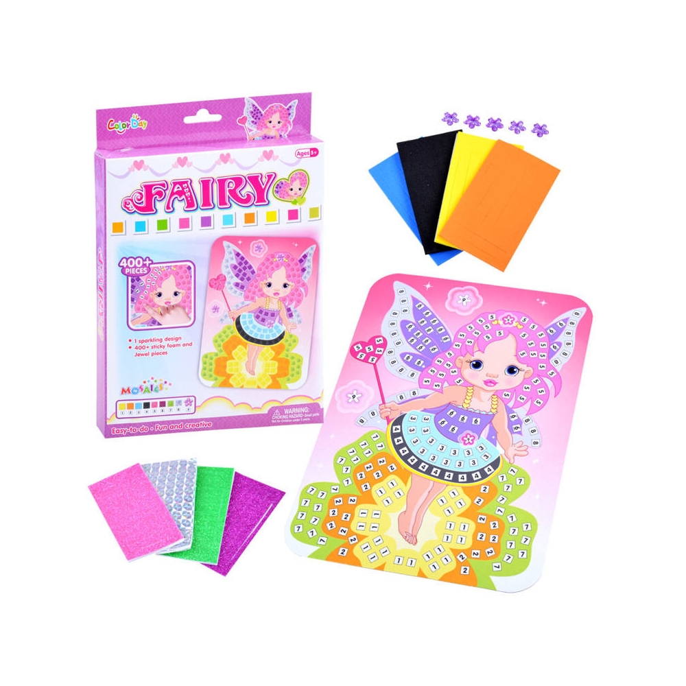 Kūrybinė mozaika Fairy ZA3274-Žaislai, Kūrybiniai žaislai, Kūrybiniai rinkiniai-e-vaikas