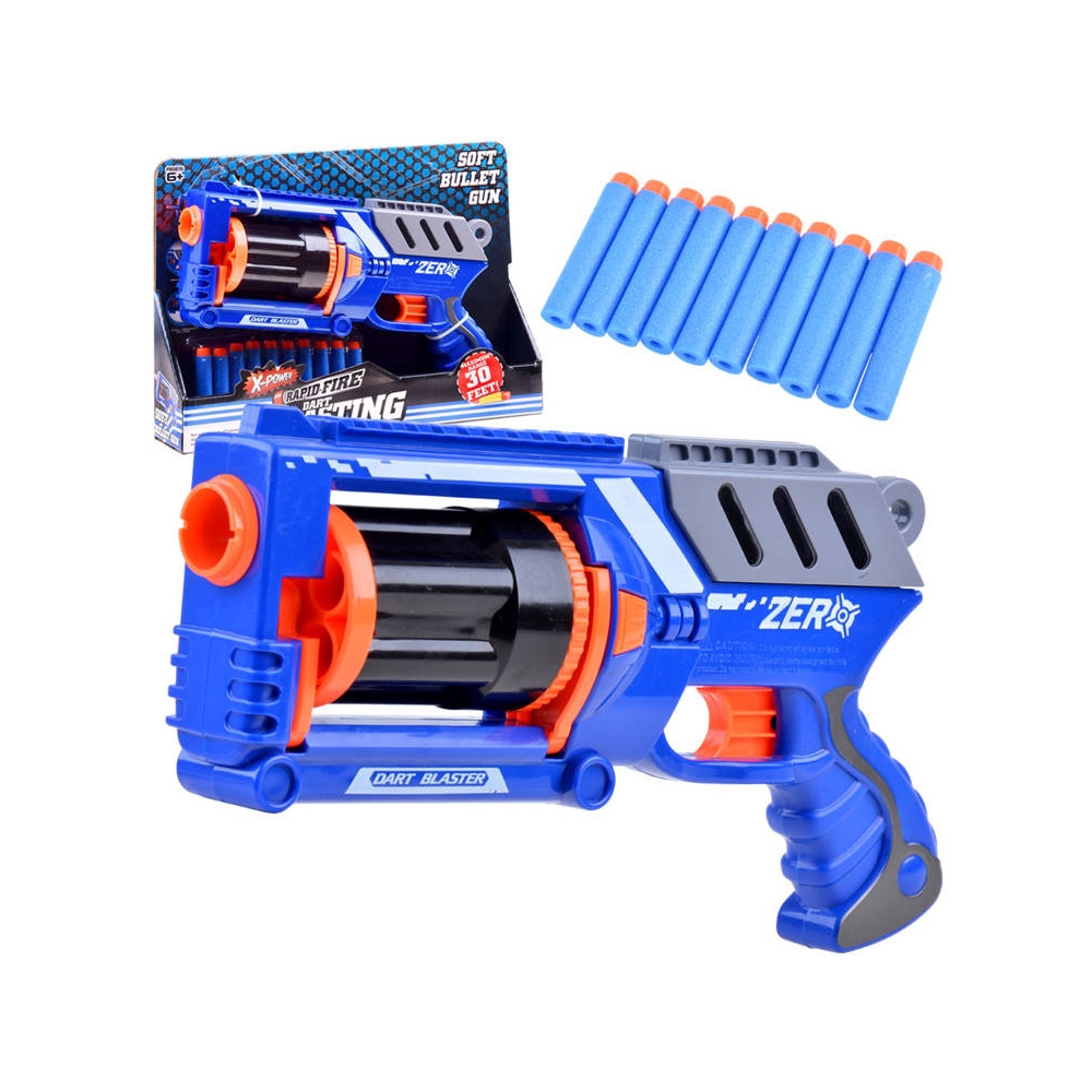 Pistoletas BLASTER su putų šoviniais 10 vnt ZA3286-Žaislai, Žaisliniai ginklai ir šoviniai, Žaisliniai ginklai-e-vaikas