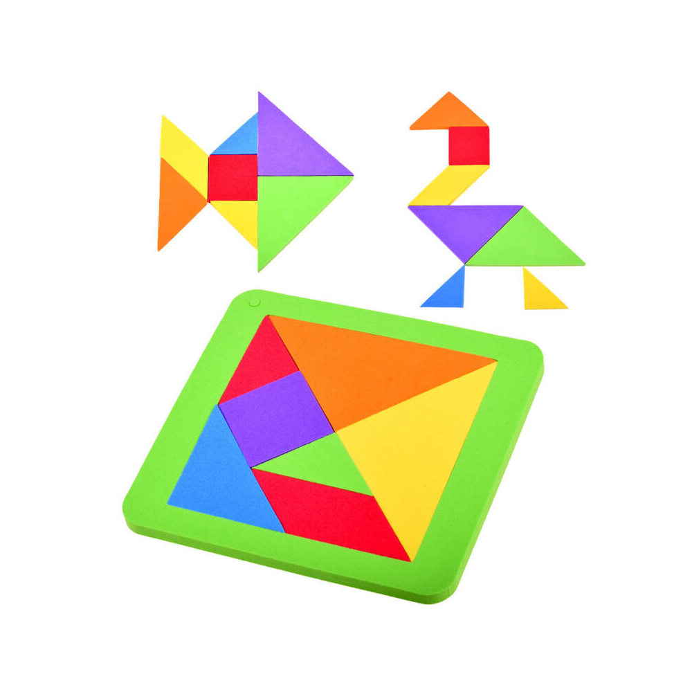 Foam puzzle logical puzzle tangram multicolor puzzle ZA3343