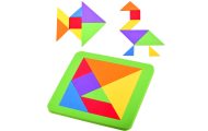 Foam puzzle logical puzzle tangram multicolor puzzle ZA3343