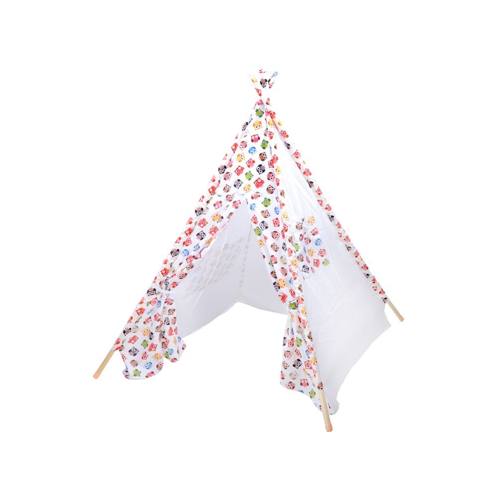 Teepee wigwam cheerful owls for a child ZA3508