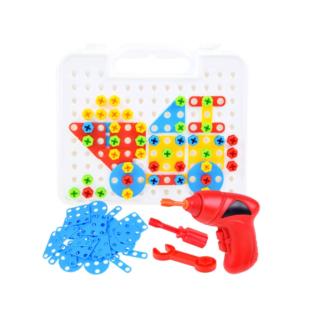 Construction blocks + screwdriver 268 pcs ZA3546