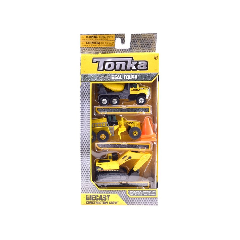 Statybinės mašinos Tonka Cars 3 vnt. rinkinys ZA3617-Žaislai, Auto ir transporto žaislai, Mašinos-e-vaikas